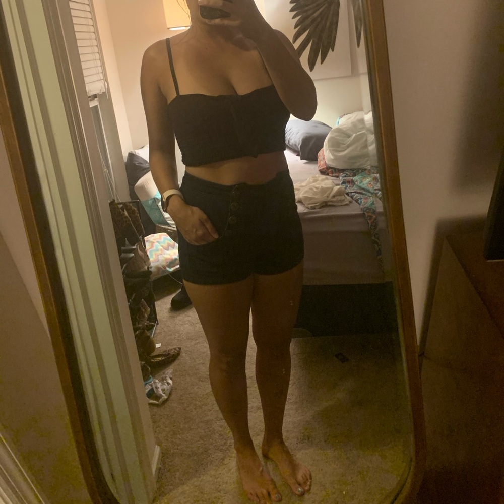 Express jean shorts